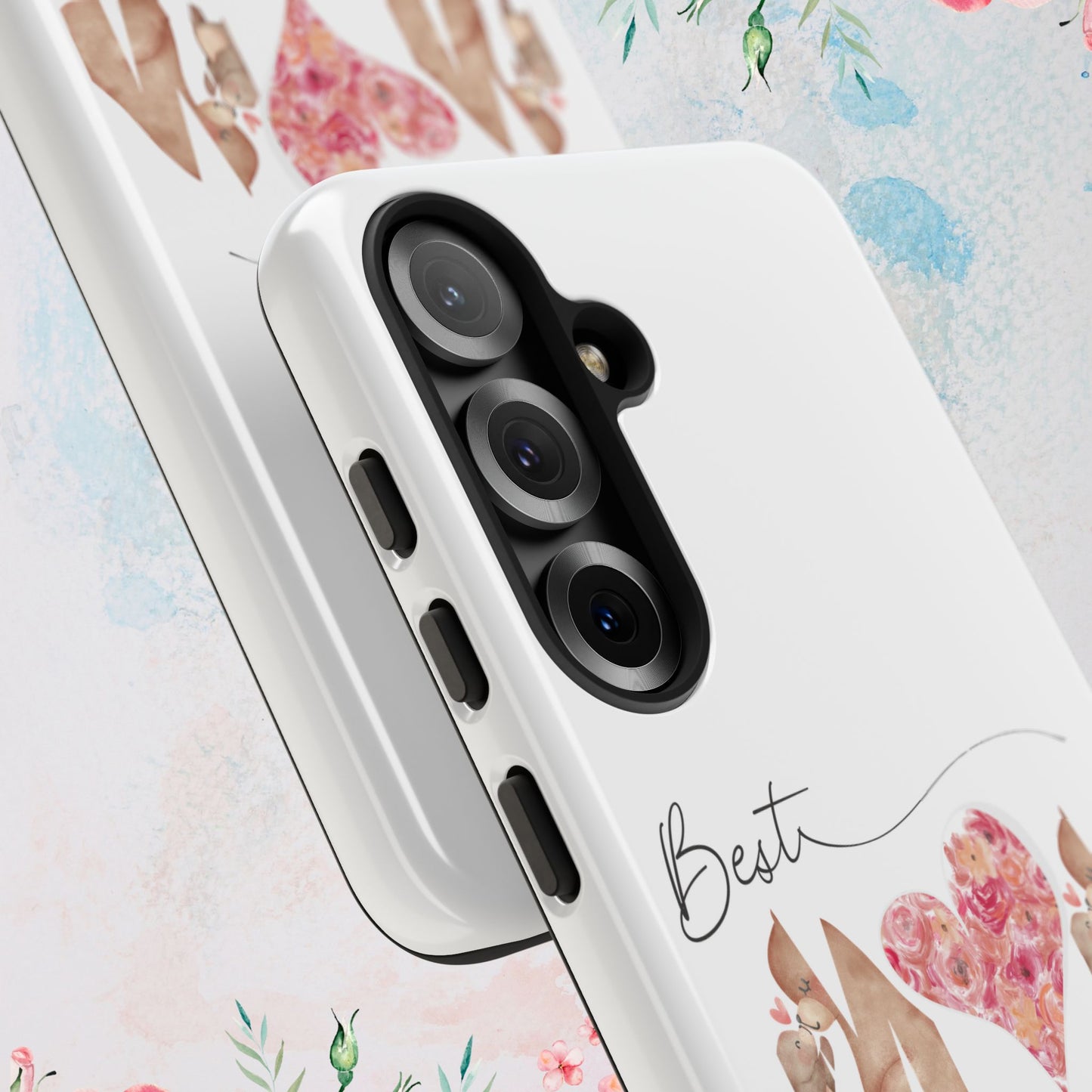 Best Mom Phone Case, Tough Cases for Mothers Day, Gift for Mom, Unique Phone Accessories, Floral Design