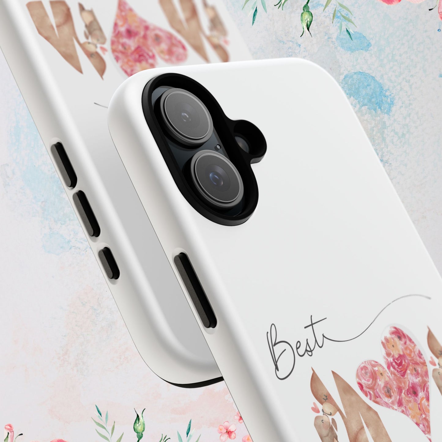 Best Mom Phone Case, Tough Cases for Mothers Day, Gift for Mom, Unique Phone Accessories, Floral Design