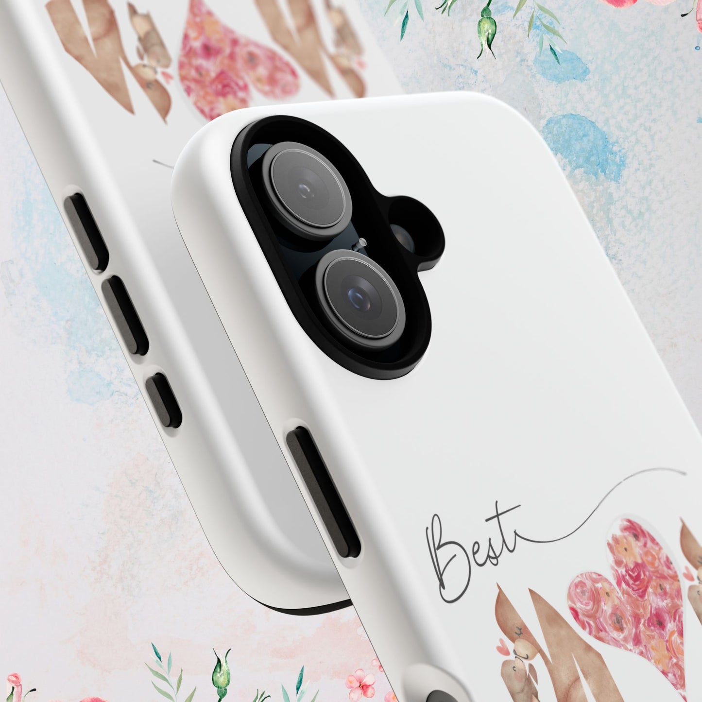 Best Mom Phone Case, Tough Cases for Mothers Day, Gift for Mom, Unique Phone Accessories, Floral Design