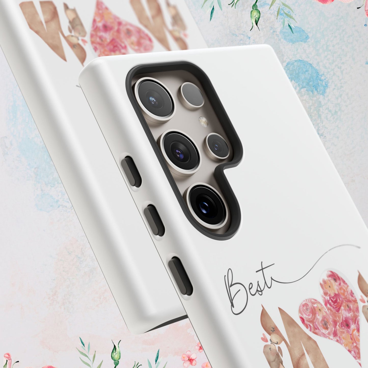 Best Mom Phone Case, Tough Cases for Mothers Day, Gift for Mom, Unique Phone Accessories, Floral Design