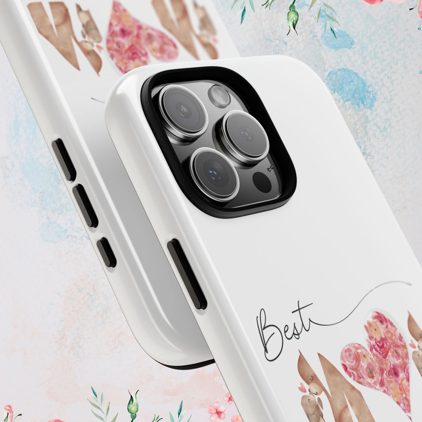 Best Mom Phone Case, Tough Cases for Mothers Day, Gift for Mom, Unique Phone Accessories, Floral Design