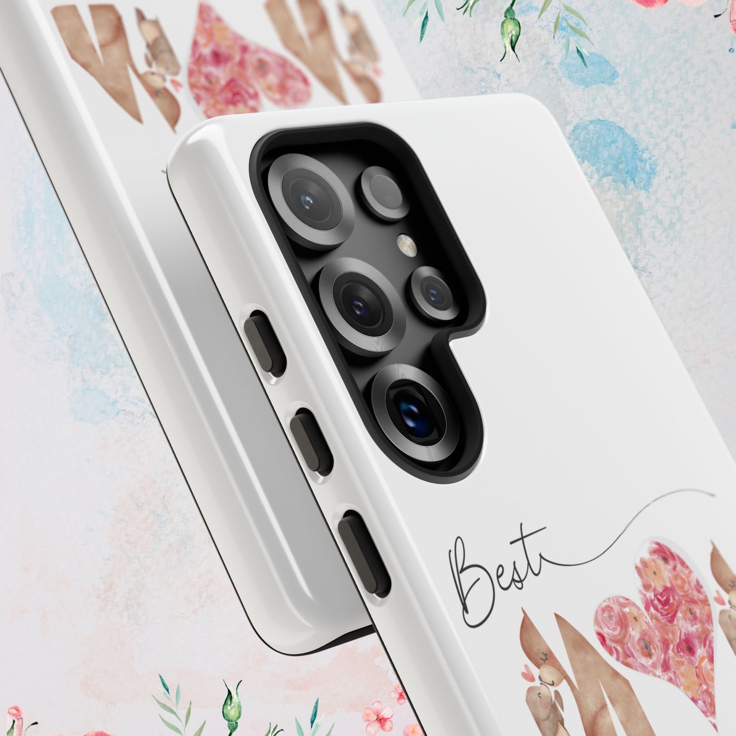 Best Mom Phone Case, Tough Cases for Mothers Day, Gift for Mom, Unique Phone Accessories, Floral Design