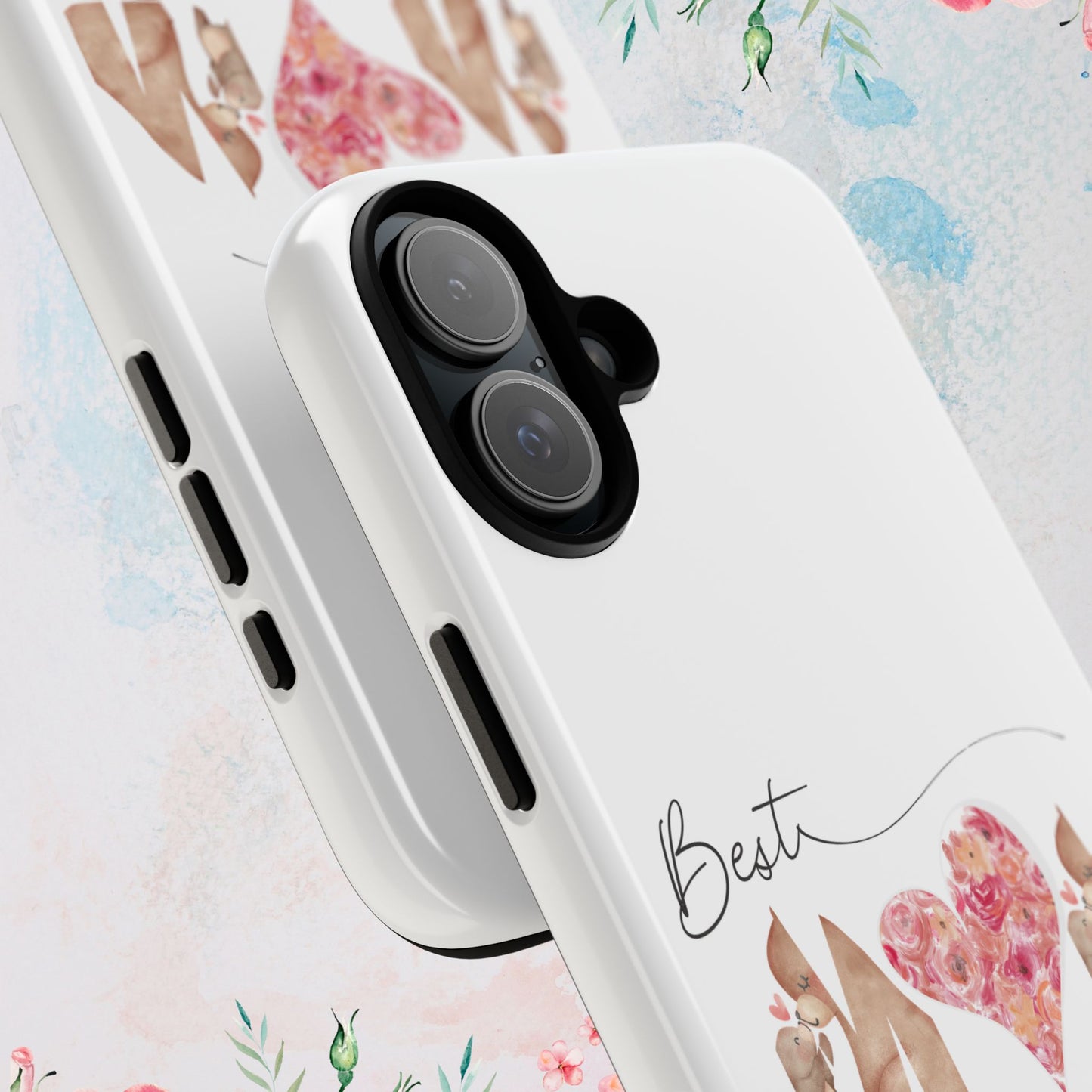 Best Mom Phone Case, Tough Cases for Mothers Day, Gift for Mom, Unique Phone Accessories, Floral Design
