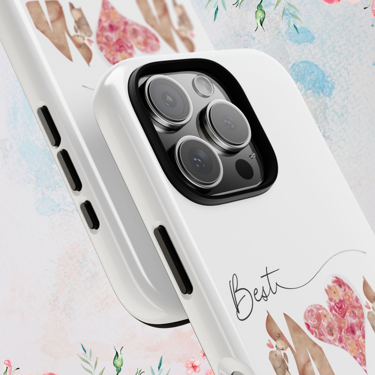 Best Mom Phone Case, Tough Cases for Mothers Day, Gift for Mom, Unique Phone Accessories, Floral Design