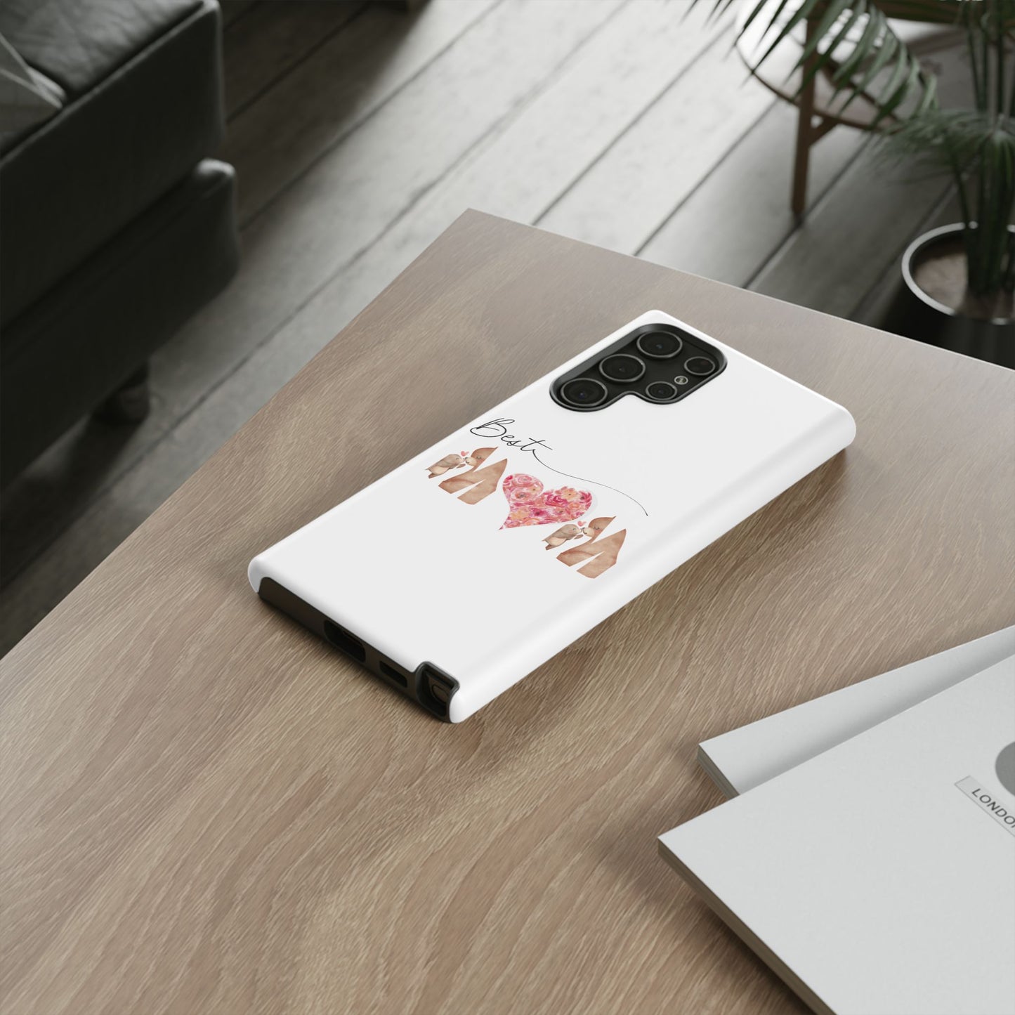 Best Mom Phone Case, Tough Cases for Mothers Day, Gift for Mom, Unique Phone Accessories, Floral Design