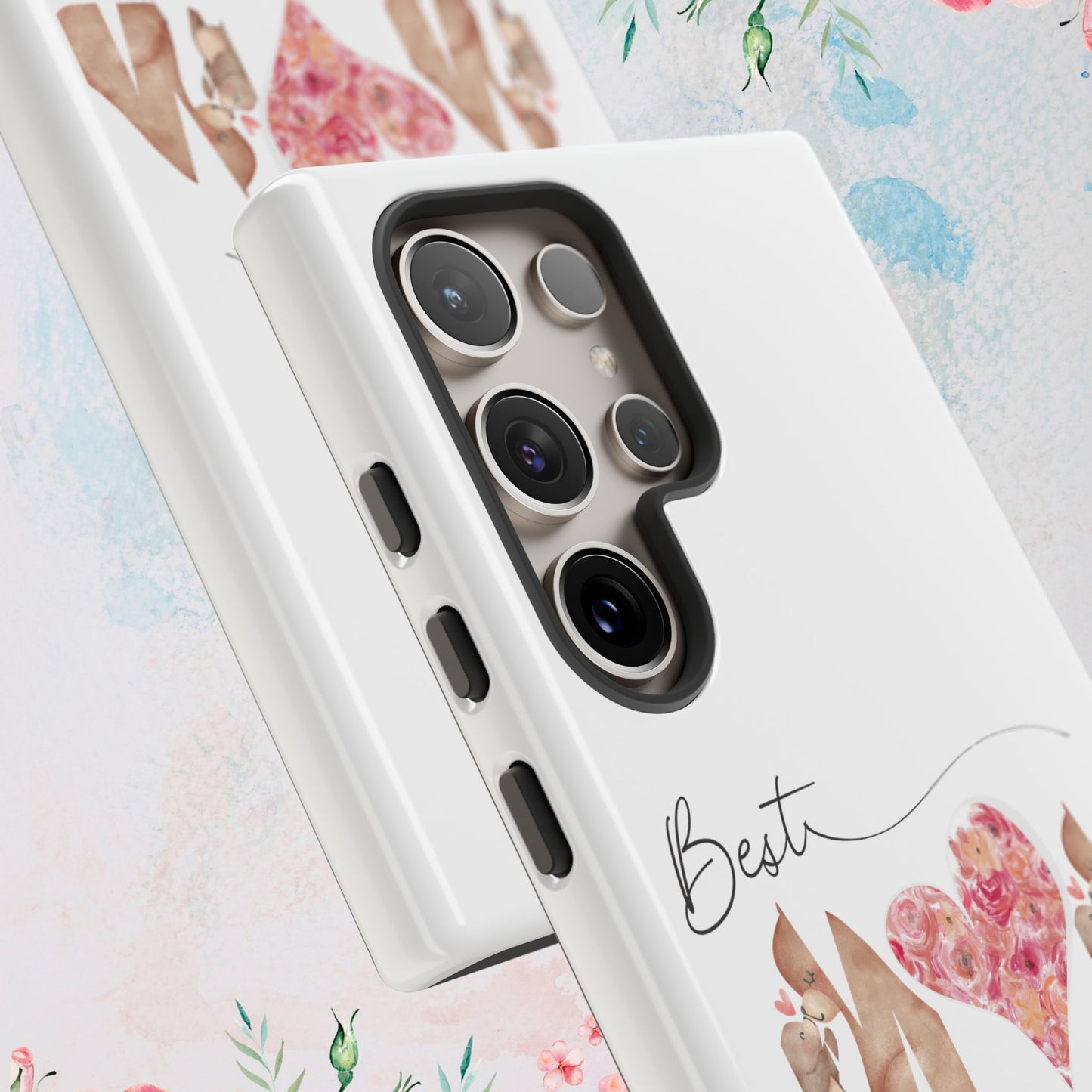 Best Mom Phone Case, Tough Cases for Mothers Day, Gift for Mom, Unique Phone Accessories, Floral Design