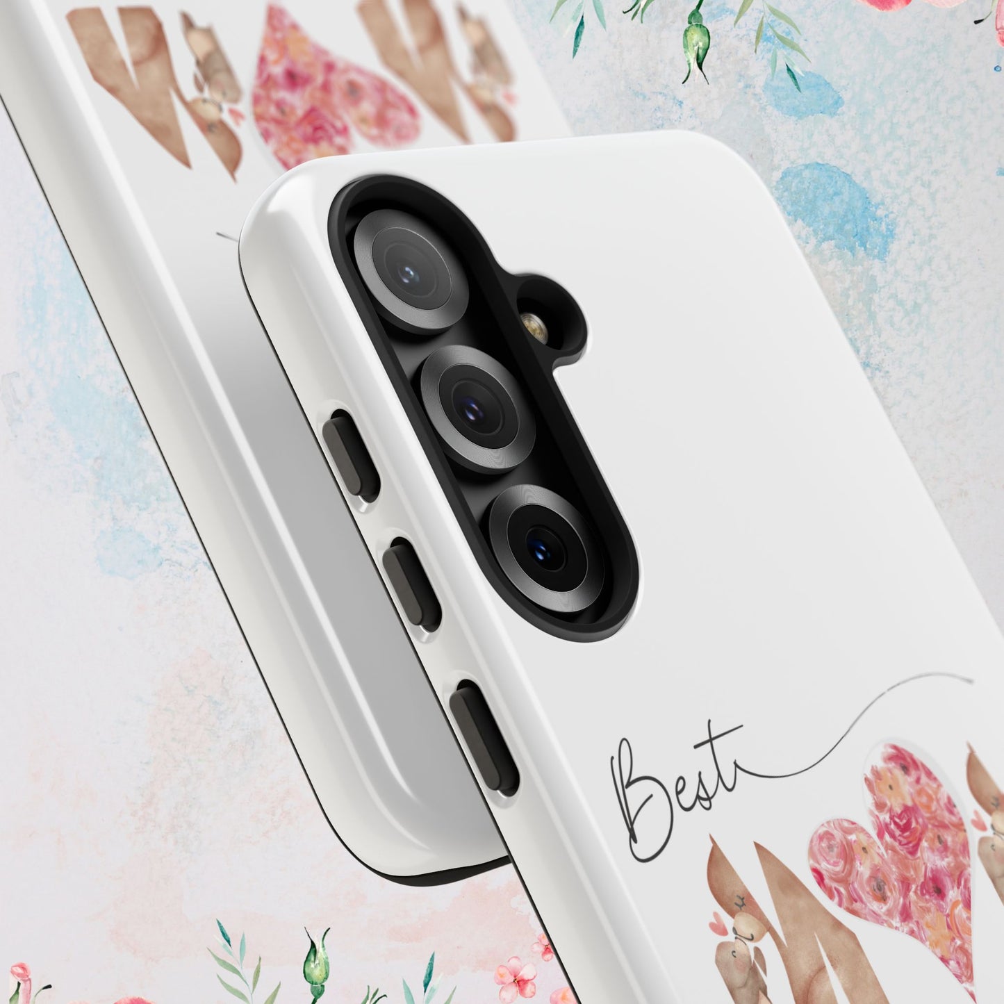 Best Mom Phone Case, Tough Cases for Mothers Day, Gift for Mom, Unique Phone Accessories, Floral Design
