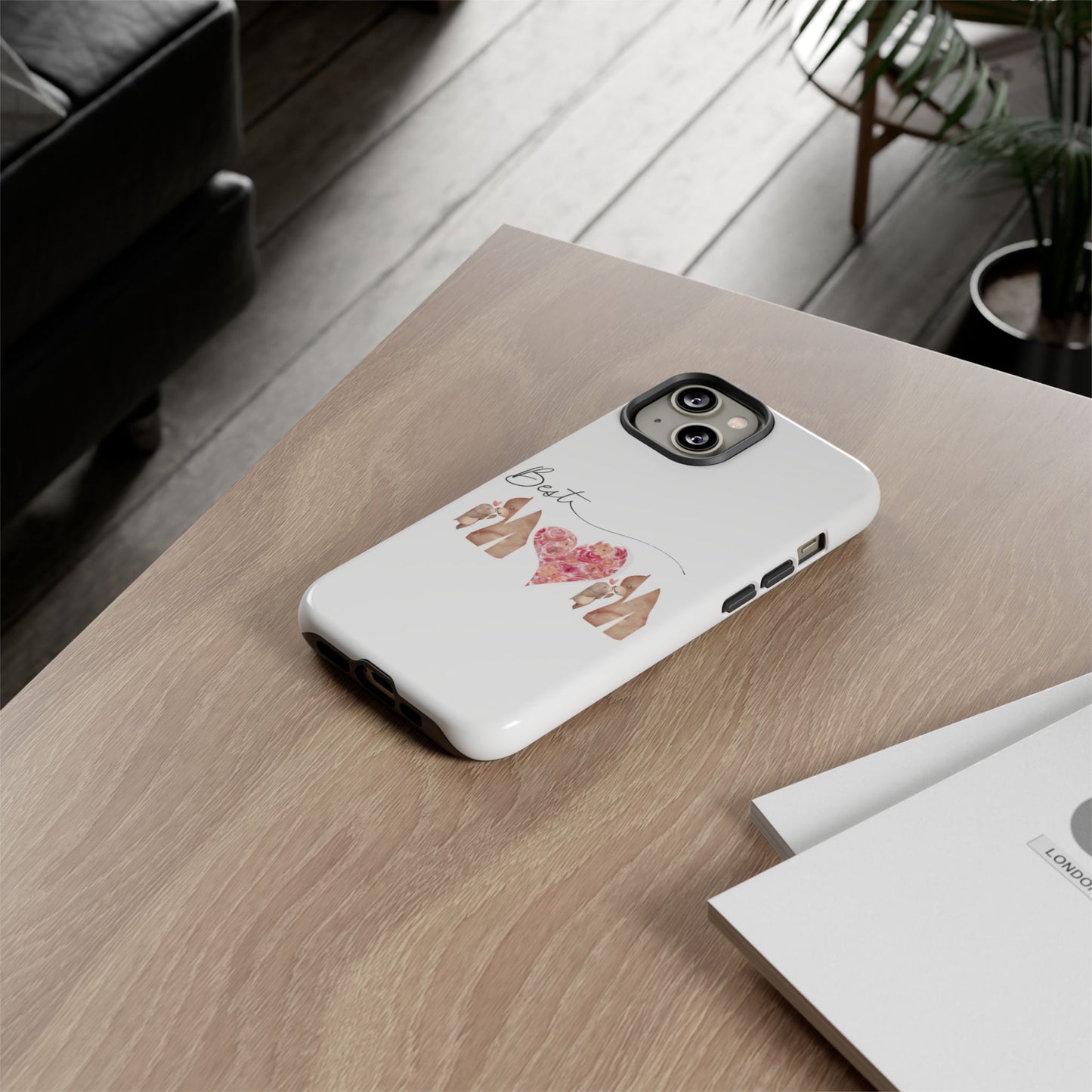 Best Mom Phone Case, Tough Cases for Mothers Day, Gift for Mom, Unique Phone Accessories, Floral Design